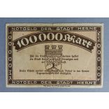 Németország Herne 100000 Mark 1923 F