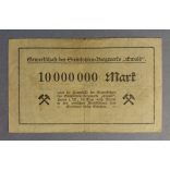 Németország Herten 10  millió Mark 1923 F
