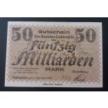 Németország Lichtenfels 50 milliárd Mark 1923 AUNC