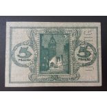 Németország Memmingen 5 Mark 1918 UNC