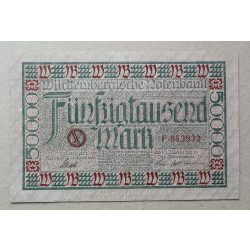 Germany Stuttgart 50000 Mark 1923 VF+