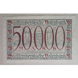 Germany Stuttgart 50000 Mark 1923 VF+