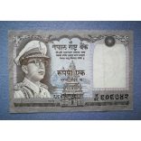 Nepál 1 rupee 1972 F