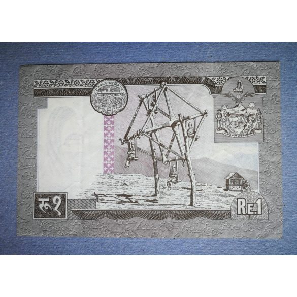 Nepál 1 rupee 1972 F