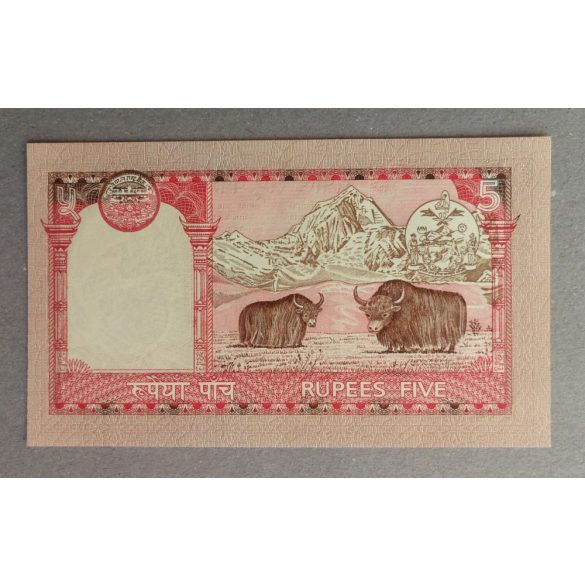 Nepál 5 Rupees 2001 UNC