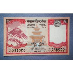 Nepál 5 rupees 2008 UNC
