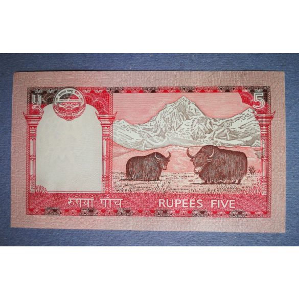 Nepál 5 rupees 2008 UNC