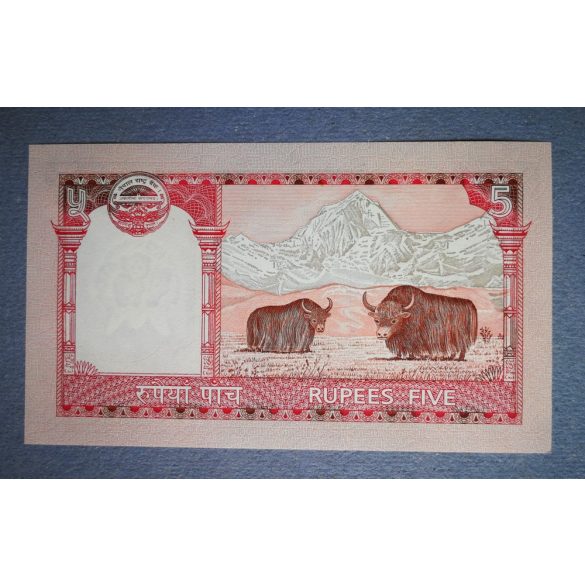 Nepál 5 rupees 2010 UNC