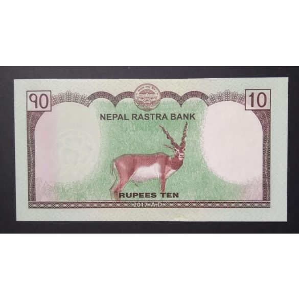 Nepál 10 Rupees 2017 UNC