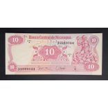 Nicaragua 10 Cordobas 1979 UNC 