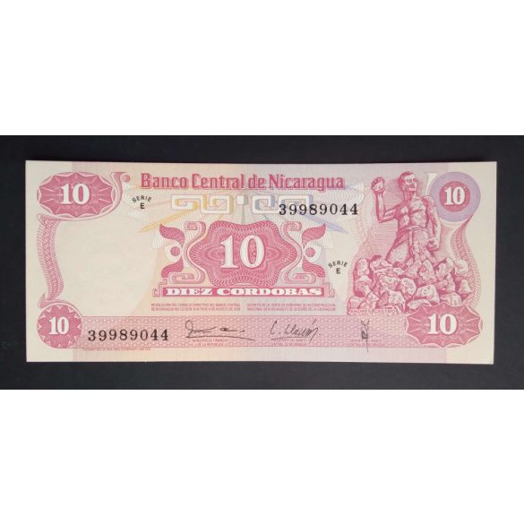 Nicaragua 10 Cordobas 1979 UNC 