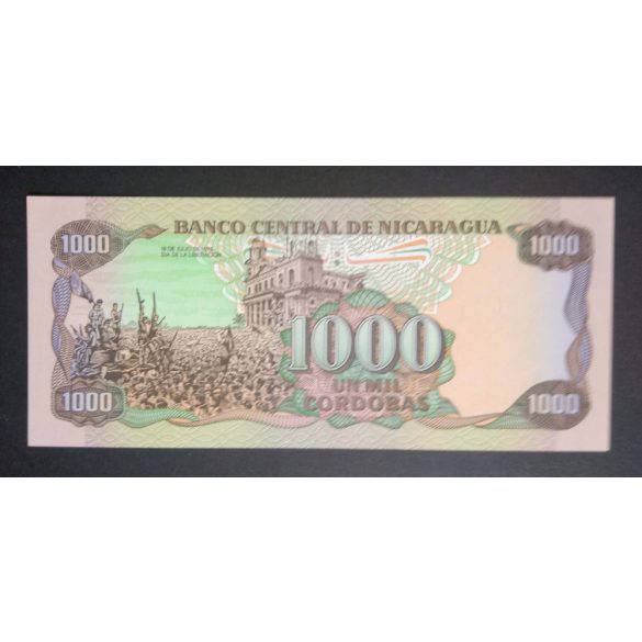 Nicaragua 1000 Cordobas 1985 UNC 
