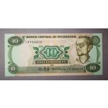 Nicaragua 10 Cordobas 1985 UNC