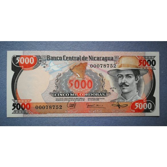 Nicaragua 5000 Cordobas 1985 UNC