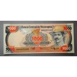 Nicaragua 5000 Cordobas 1985 UNC