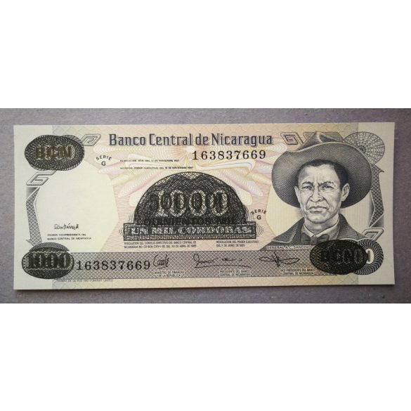 Nicaragua 500000 Cordobas 1987 UNC