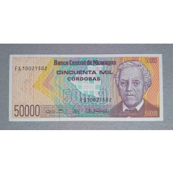 Nicaragua 50000 Cordobas 1989 UNC