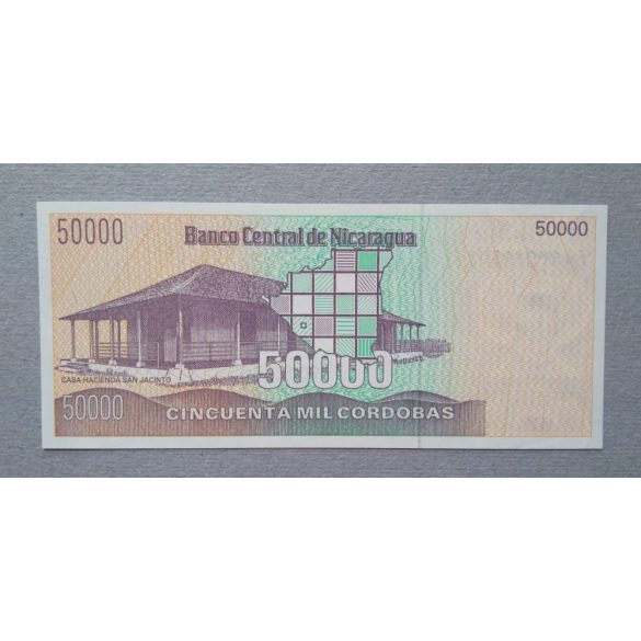 Nicaragua 50000 Cordobas 1989 UNC