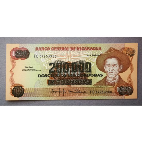 Nicaragua 200000 Cordobas 1990 UNC