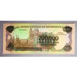 Nicaragua 200000 Cordobas 1990 UNC