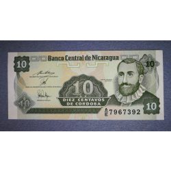 Nicaragua 10 Centavos 1991 UNC