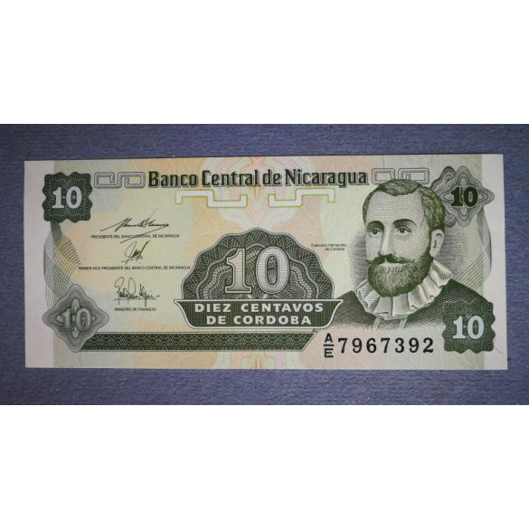 Nicaragua 10 Centavos 1991 UNC