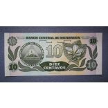 Nicaragua 10 Centavos 1991 UNC
