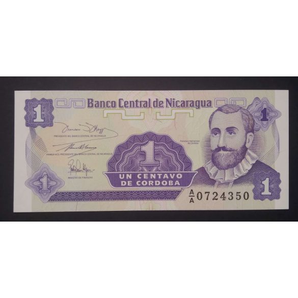 Nicaragua 1 Centavo 1991 Unc