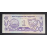 Nicaragua 1 Centavo 1991 Unc