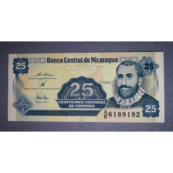 Nicaragua 25 Centavos 1991 UNC