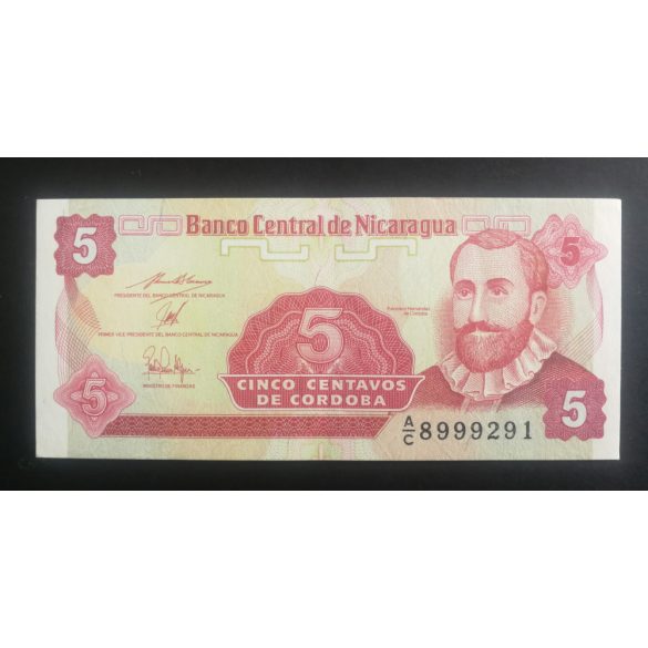 Nicaragua 5 Centavos 1991 XF