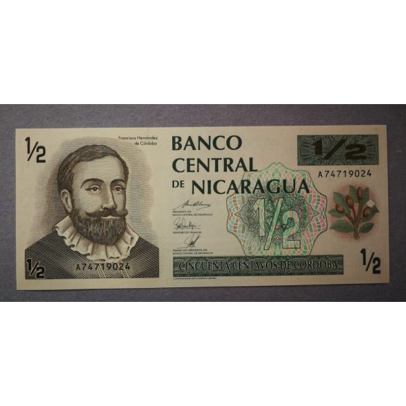 Nicaragua 1/2 Cordoba 1992 UNC