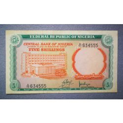 Nigéria 5 Shillings 1968 VF