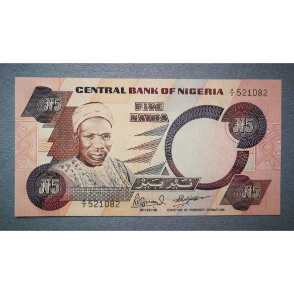 Nigéria 5 Naira 1984 UNC