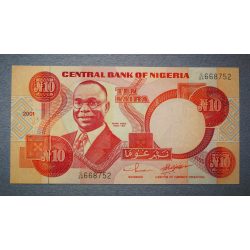 Nigeria 10 Naira 2001 UNC 