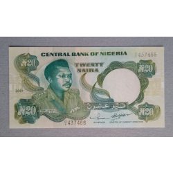 Nigéria 20 Naira 2001 UNC