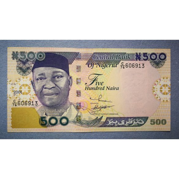 Nigeria 500 Naira 2001 UNC