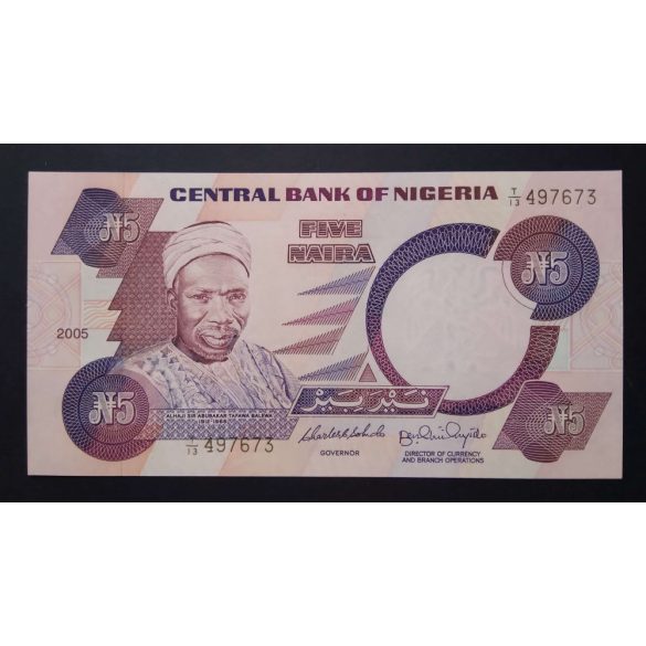 Nigéria 5 Naira 2005 UNC 