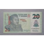 Nigeria 20 Naira 2012 UNC