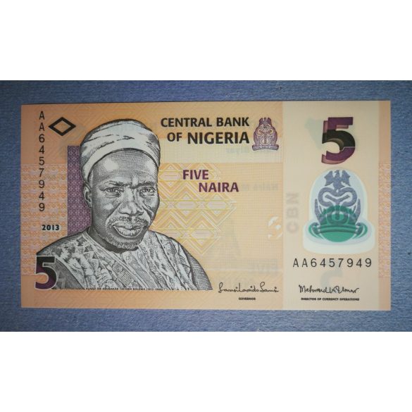 Nigéria 5 Naira 2013 UNC