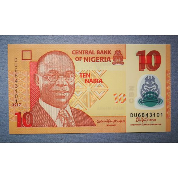 Nigeria 10 Naira 2017 UNC