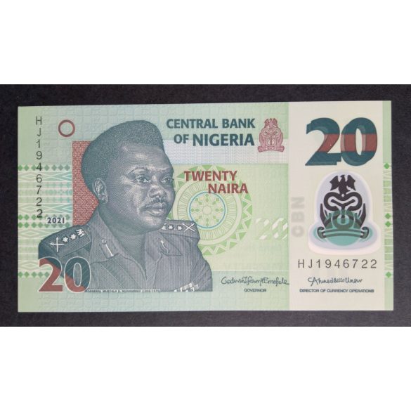 Nigeria 20 Naira 2021 UNC