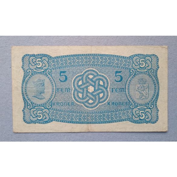 Norway 5 Kroner 1941 F