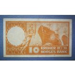 Norway 10 Kroner 1957 F