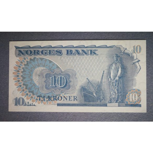 Norway 10 Kroner 1982 UNC