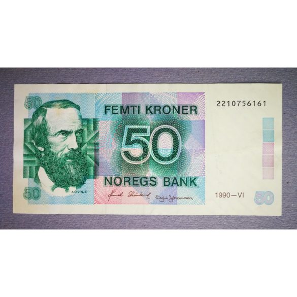 Norway 50 Kroner 1990 XF