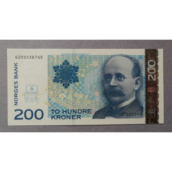 Norvégia 200 Kroner 2004 UNC