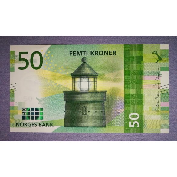 Norway 50 Kroner 2017 AUNC