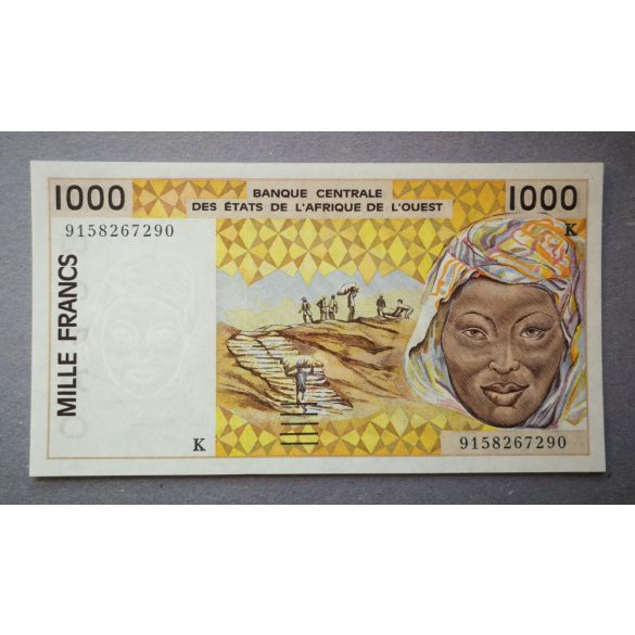 Nyugat-afrikai Államok Szenegál 1000 Francs 1991 Unc