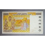 Nyugat-afrikai Államok Szenegál 1000 Francs 1991 Unc